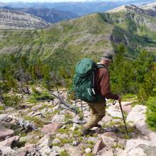 Descending from Summit