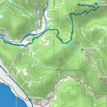 planned Elk Mtn route