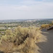 Trail on way up